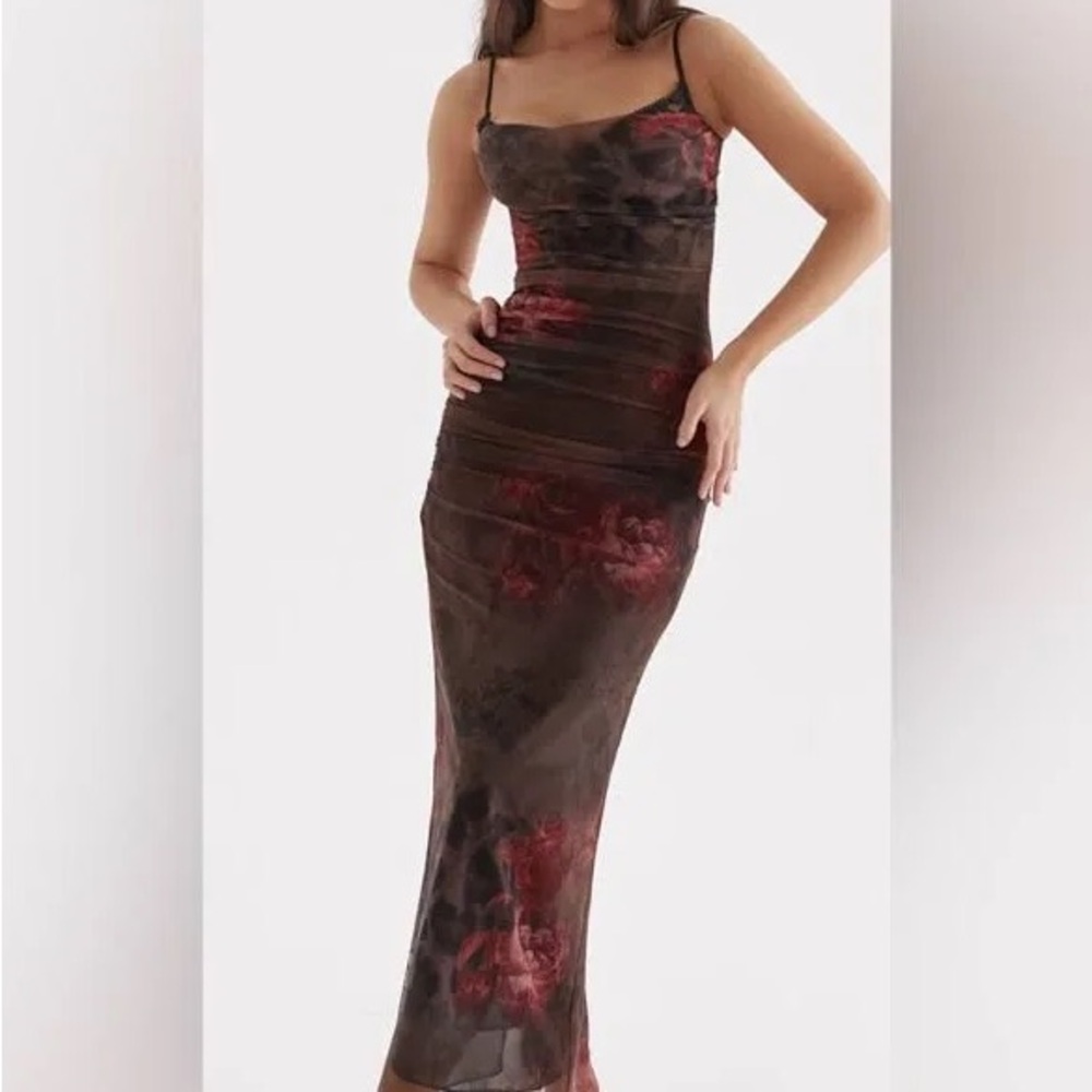 Elegant Floral Maxi Dress